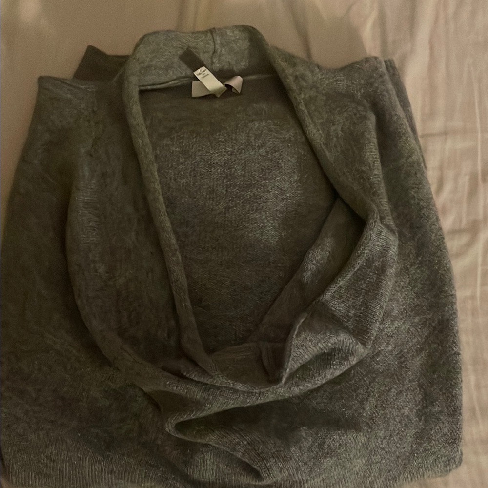 JOIE Gray Women's Cashmere Cowl Neck Sweater Sz M EUC